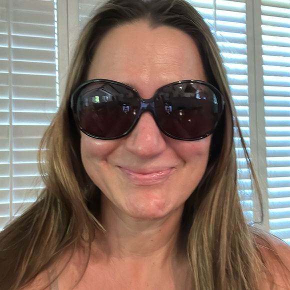 Authentic Prada large round large oval sunglasses main image 6